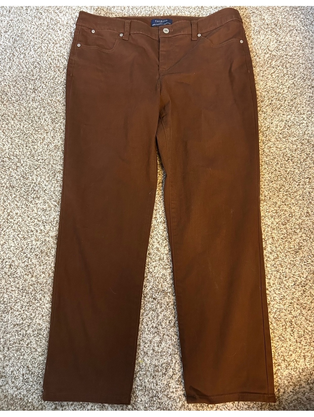 Talbots Simply Flattering Brown Pants Petite